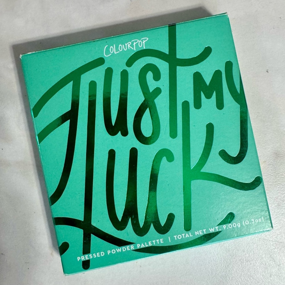 Just My Luck Colour Pop Eyeshadow Palette